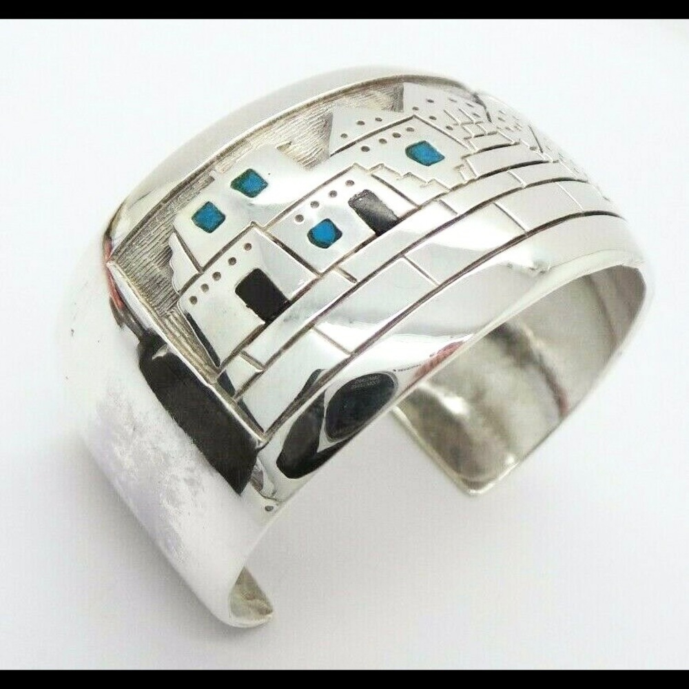 925 STERLING SILVER LADIES CUFF BANGLE BRACELET !